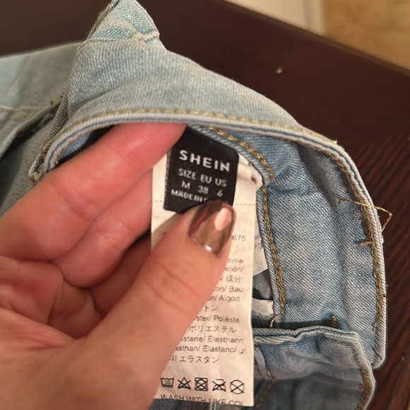 High Stretch Denim Shorts - Picture 4 of 5